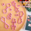 Christmas Keychain Polymer Clay Cutters Set