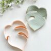 Monstera Leaf Trinket Dish Clay Cutter-10Cm