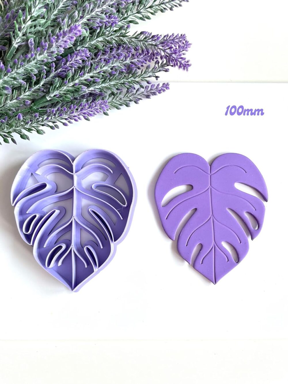 Trinket Dish Monstera Clay Cutter, Jewellery Tool-10Cm Monstera