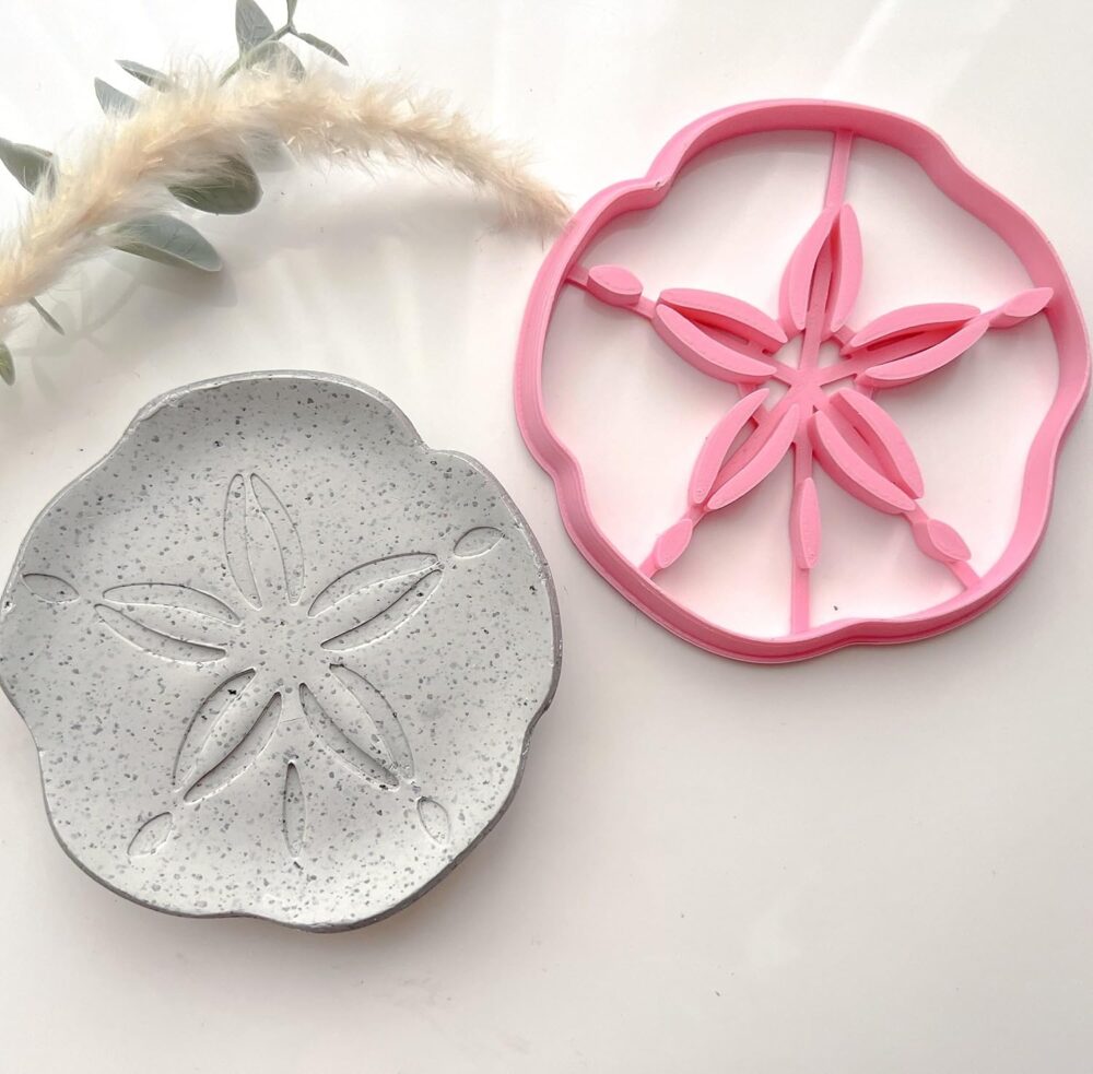 Sand Dollar Trinket Dish Clay Cutter, Ring Dish Clay Cutter, JWELLERY Dish Clay Cutter. Home Decor, Fridge Magnet, DIY KIT