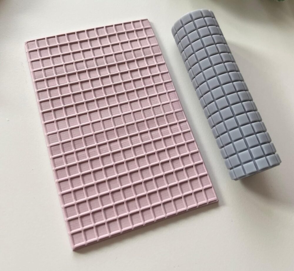 Texture Roller for Polymer Clay (CHEX Texture)