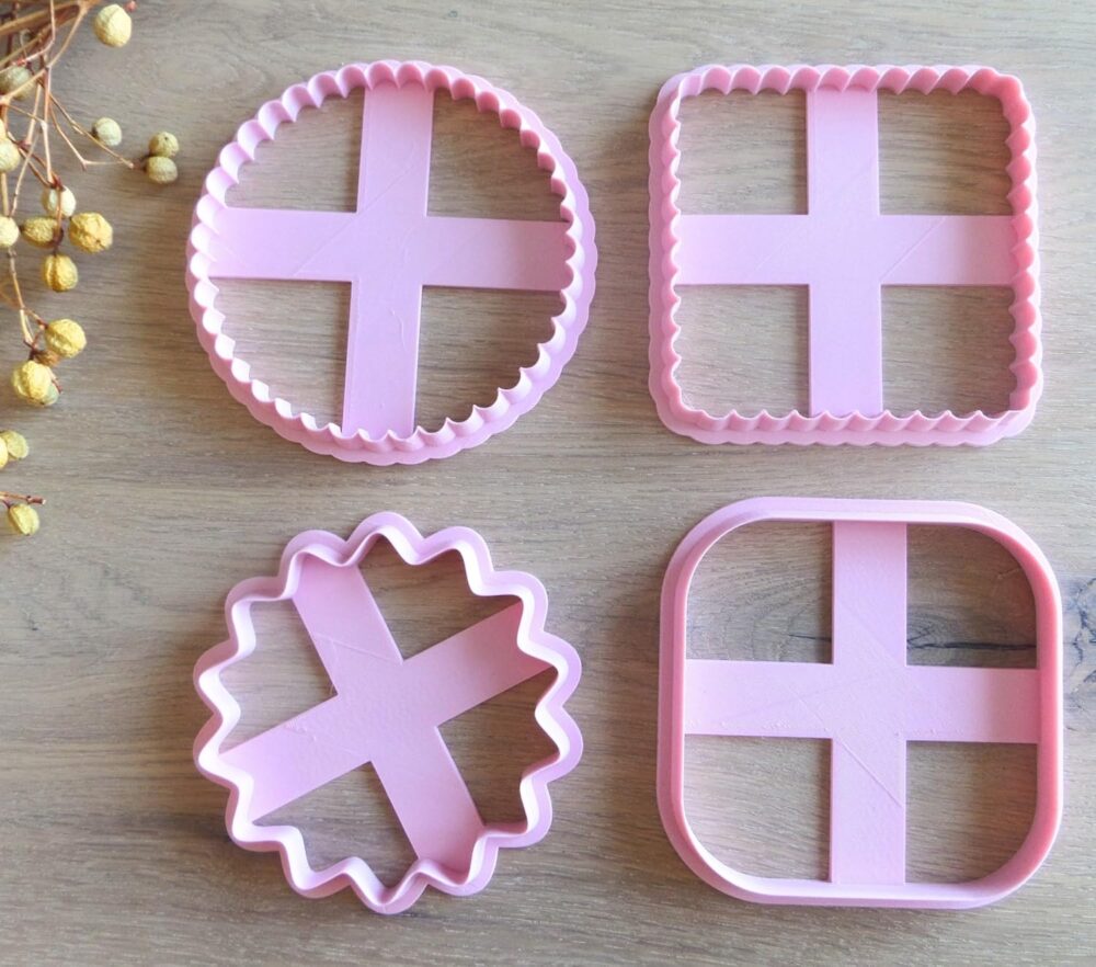 Polymer Clay Dish Cutter Set: Ideal for Ring Dishes and Trinket Plates,4 - Size 10Cm
