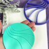 Trinket Dish Cutters, (Swirl Emboss Trinket Dish)