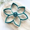 Jasmine Flower Trinket Dish Clay Cutter | Polymer Clay Jewelry Bowl Cutter | Jewellery Dish Cutter, Size 10Cm, Color May Vary