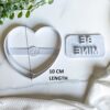 Heart with BE Mine Stamp Trinket Dish Clay Cutter, Ring Dish Clay Cutter, JWELLERY Dish Clay Cutter. Home Decor, Fridge Magnet, DIY KIT