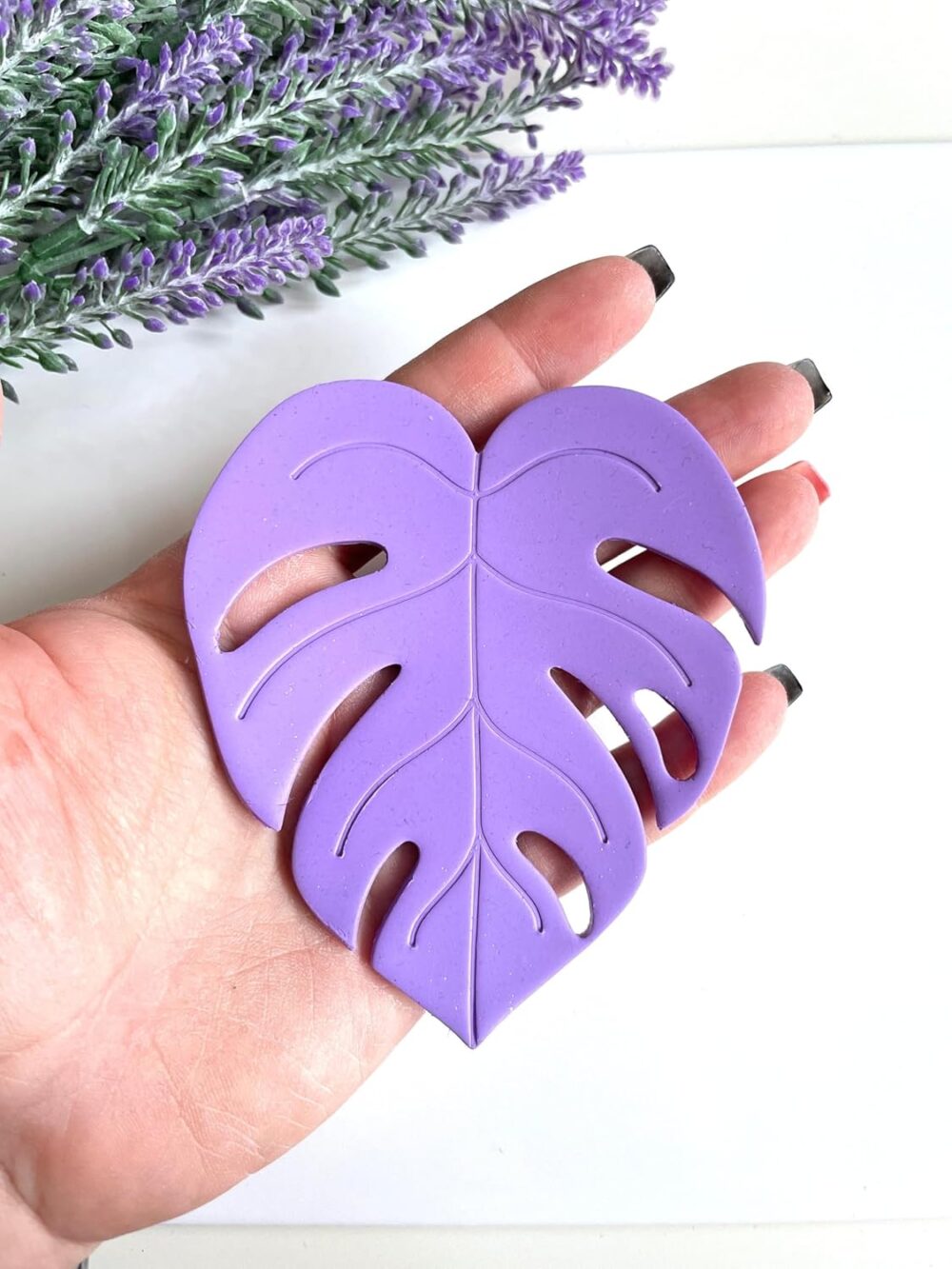 Trinket Dish Monstera Clay Cutter, Jewellery Tool-10Cm Monstera
