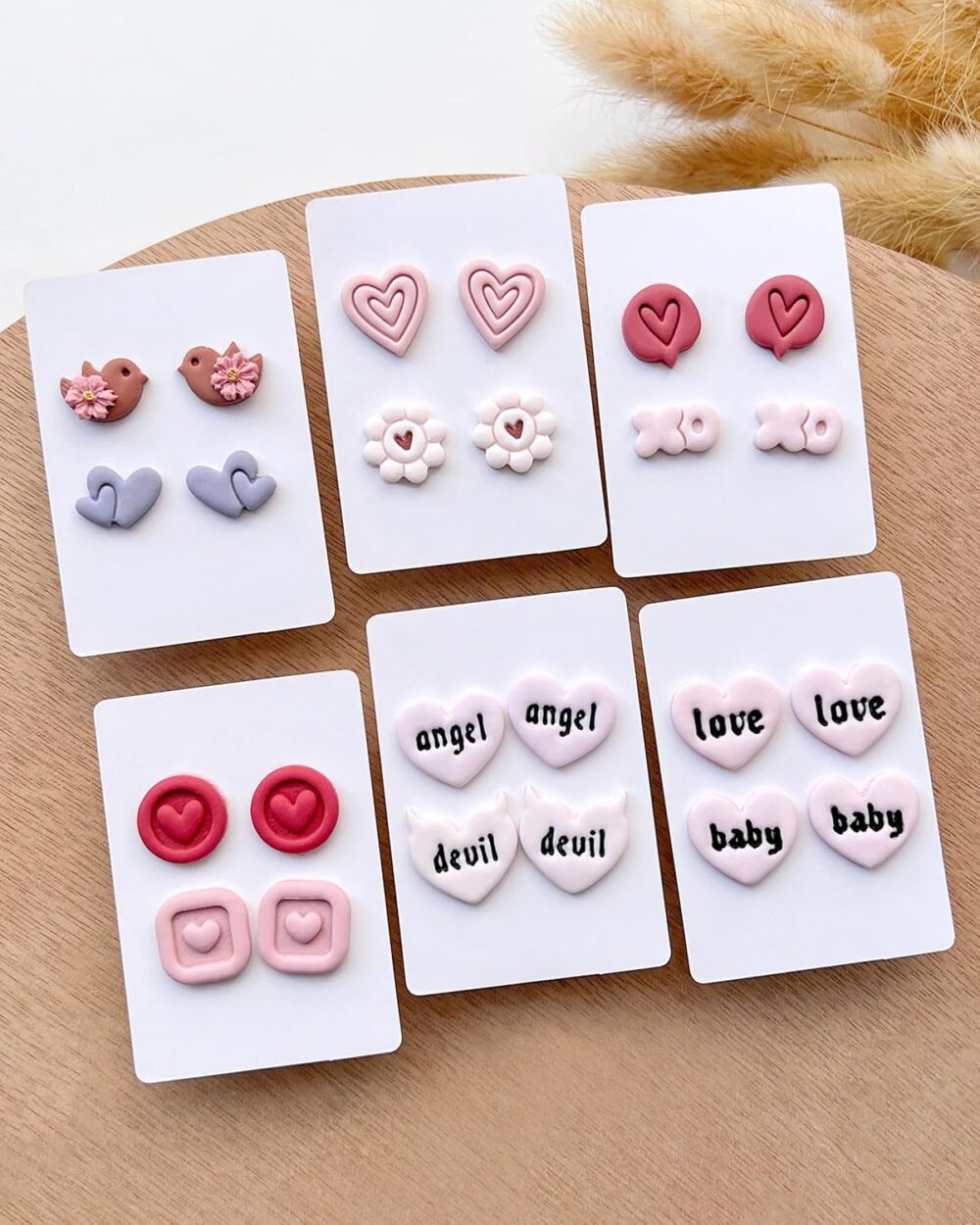 Heart Polymer Clay Cutters, Valentine's Day