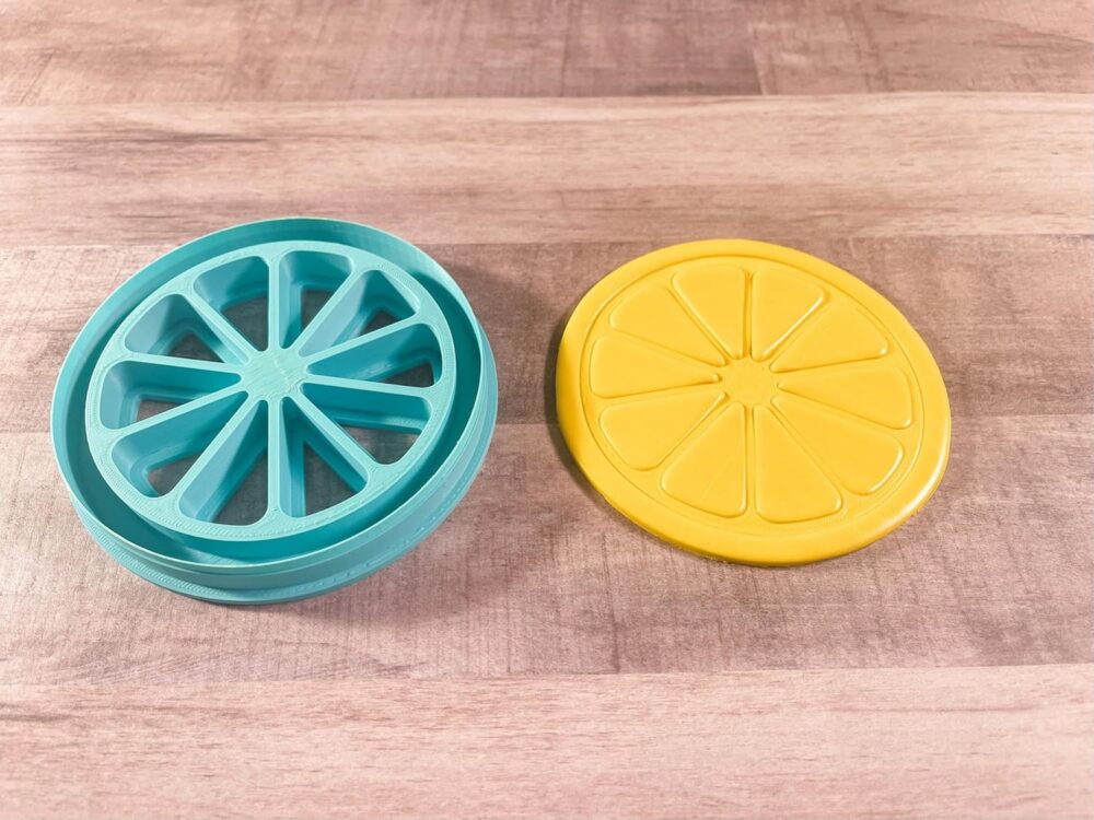 Polymer Clay Cutters, Cute Citrus Trinket Dish Cutter, Must-Have Basics, Clay Tools for Makers, Polymer Clay Jewelry, Size 10Cm