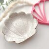 Shell-Shaped Polymer Clay Cutter, Seashell Trinket Dish Mould, Decorative Coaster Template, Size 10Cm, Color May Vary