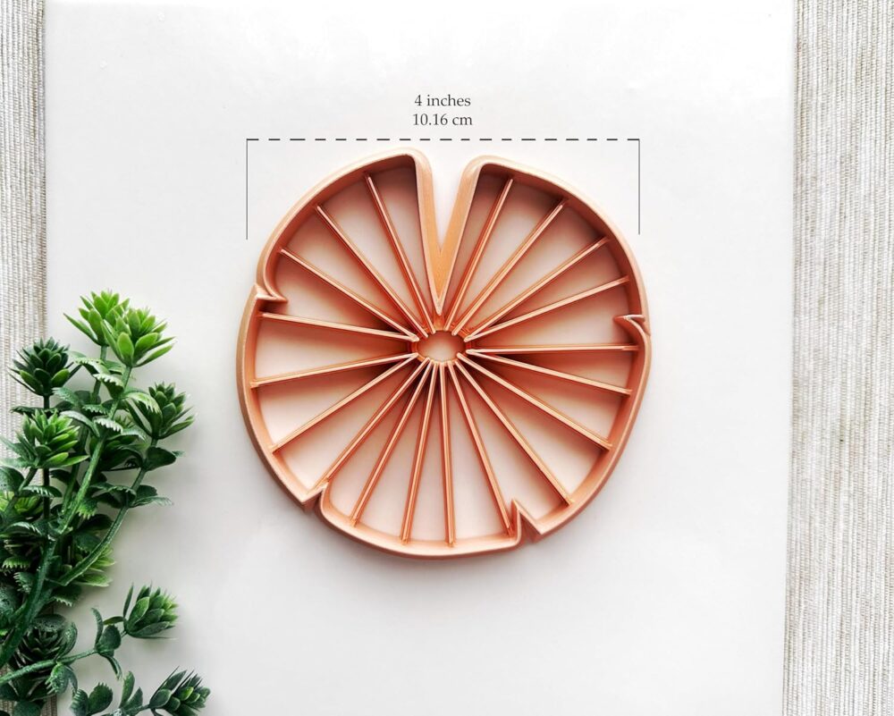 Lily Pad Trinket Dish Cutter, Ring Dish Clay Cutter