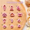 Polymer Clay Cutters, 12 Sea Life Shapes