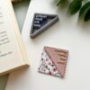 81QUpUiWt4L._SL1500_ Polymer Clay Cutter, Corner Bookmark Polymer Clay Embossed Cutter Set, 12 Pieces, Easy to Use, All Season
