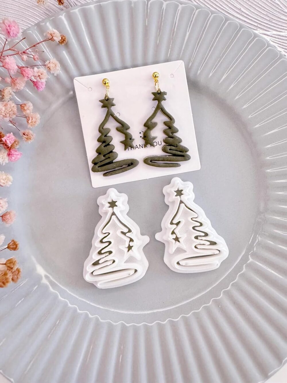 Christmas Clay Earrings Cutter Set