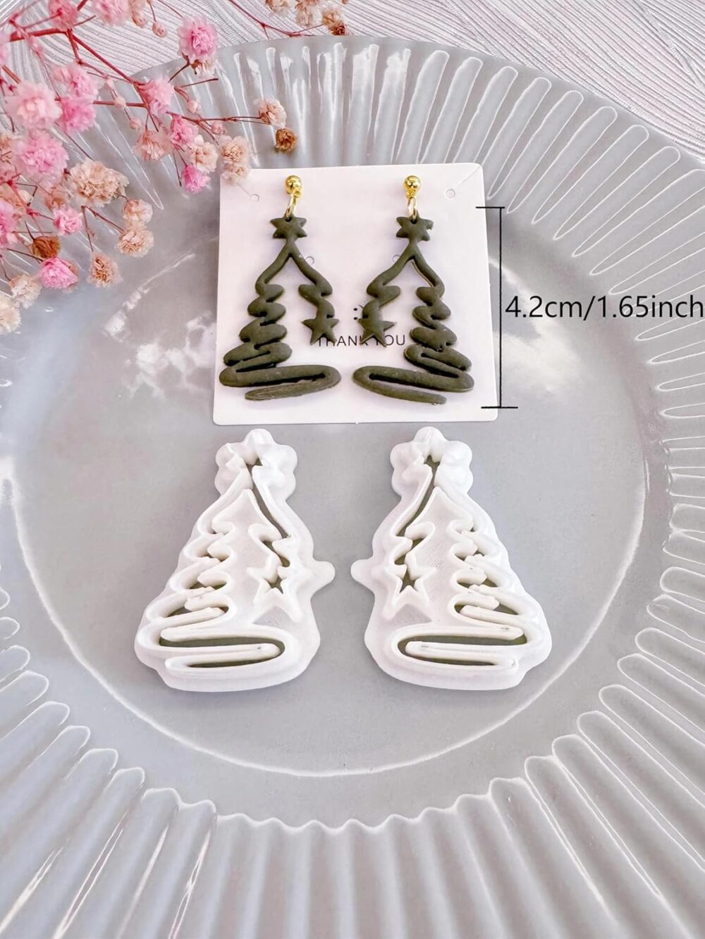 Christmas Clay Earrings Cutter Set