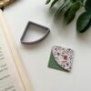 81VdGPn7DoL._SL1500_ Polymer Clay Cutter, Corner Bookmark Polymer Clay Embossed Cutter Set, 12 Pieces, Easy to Use, All Season
