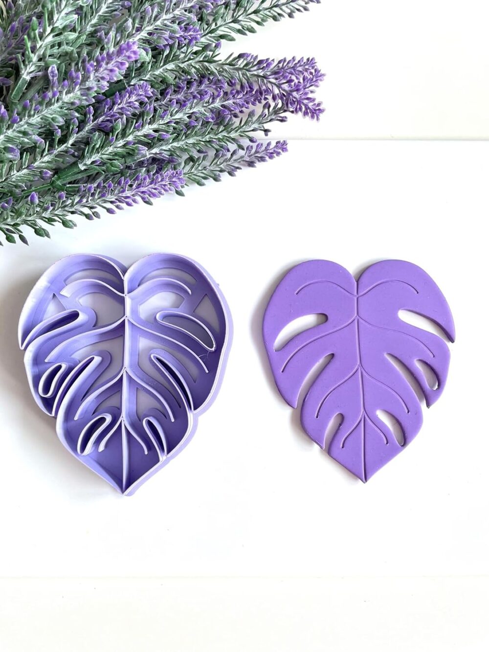 Trinket Dish Monstera Clay Cutter, Jewellery Tool-10Cm Monstera