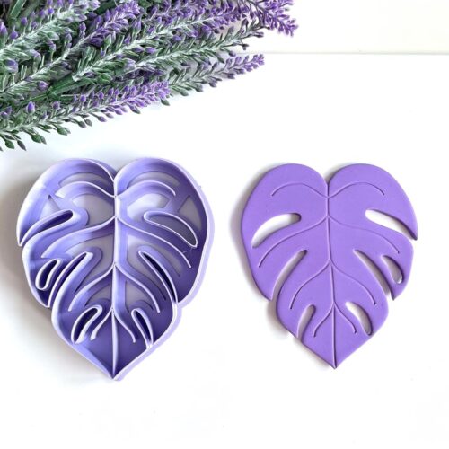 Trinket Dish Monstera Clay Cutter, Jewellery Tool-10Cm Monstera