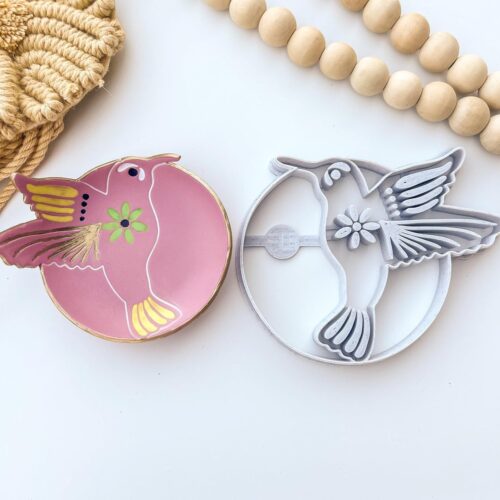 Hummingbird Trinket Dish Clay Cutter, Ring Dish Clay Cutter, JWELLERY Dish Clay Cutter. Home Decor, Fridge Magnet, DIY KIT