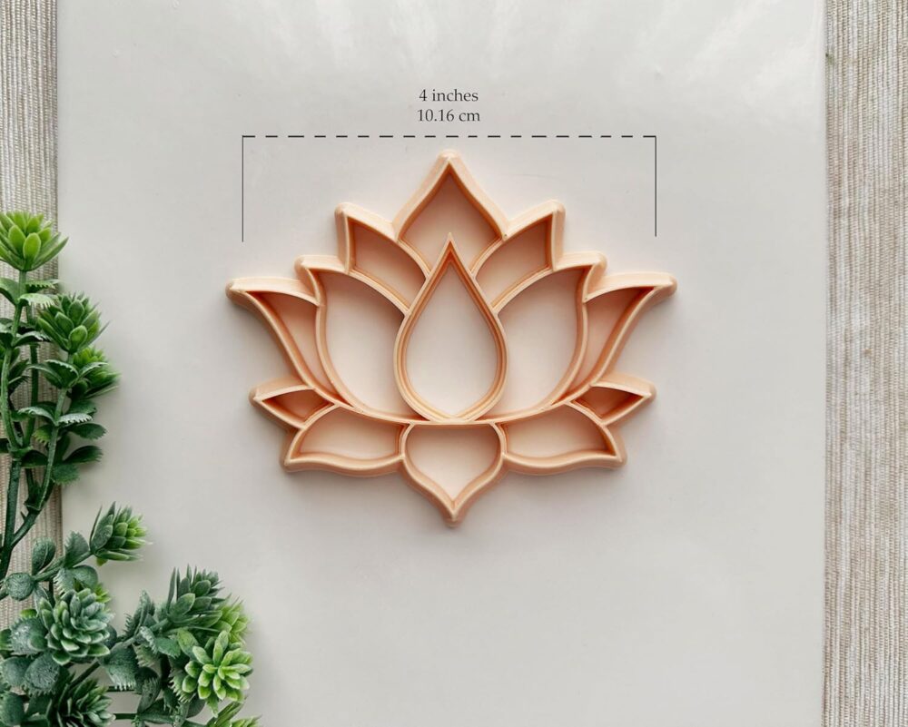 Lotus Trinket Dish Cutter, Ring Dish Clay Cutter, Trinket Dish Clay Cutter for Polymer Clay