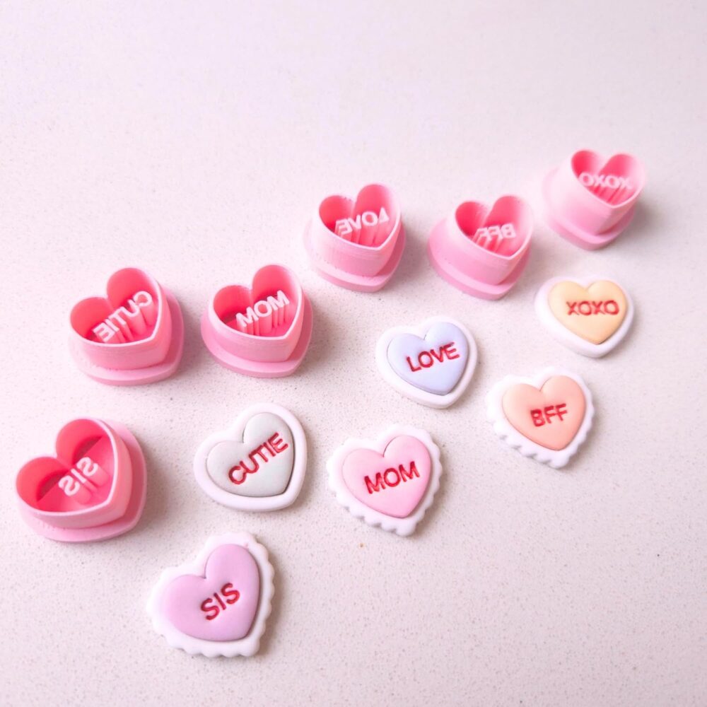 81b4eI-X0rL._SL1500_ Conversation Hearts Polymer Clay Cutters