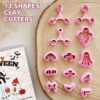 Christmas Clay Earrings Cutter Set for Crafts