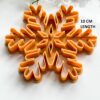 Snowflake 2 Trinket Dish Clay Cutter, Ring Dish Clay Cutter, JWELLERY Dish Clay Cutter. Home Decor, Fridge Magnet, DIY KIT