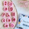 81hKgjhVc4L._SL1500_ Halloween Clay Cutters Set, 12 Designs with Spooky Patterns
