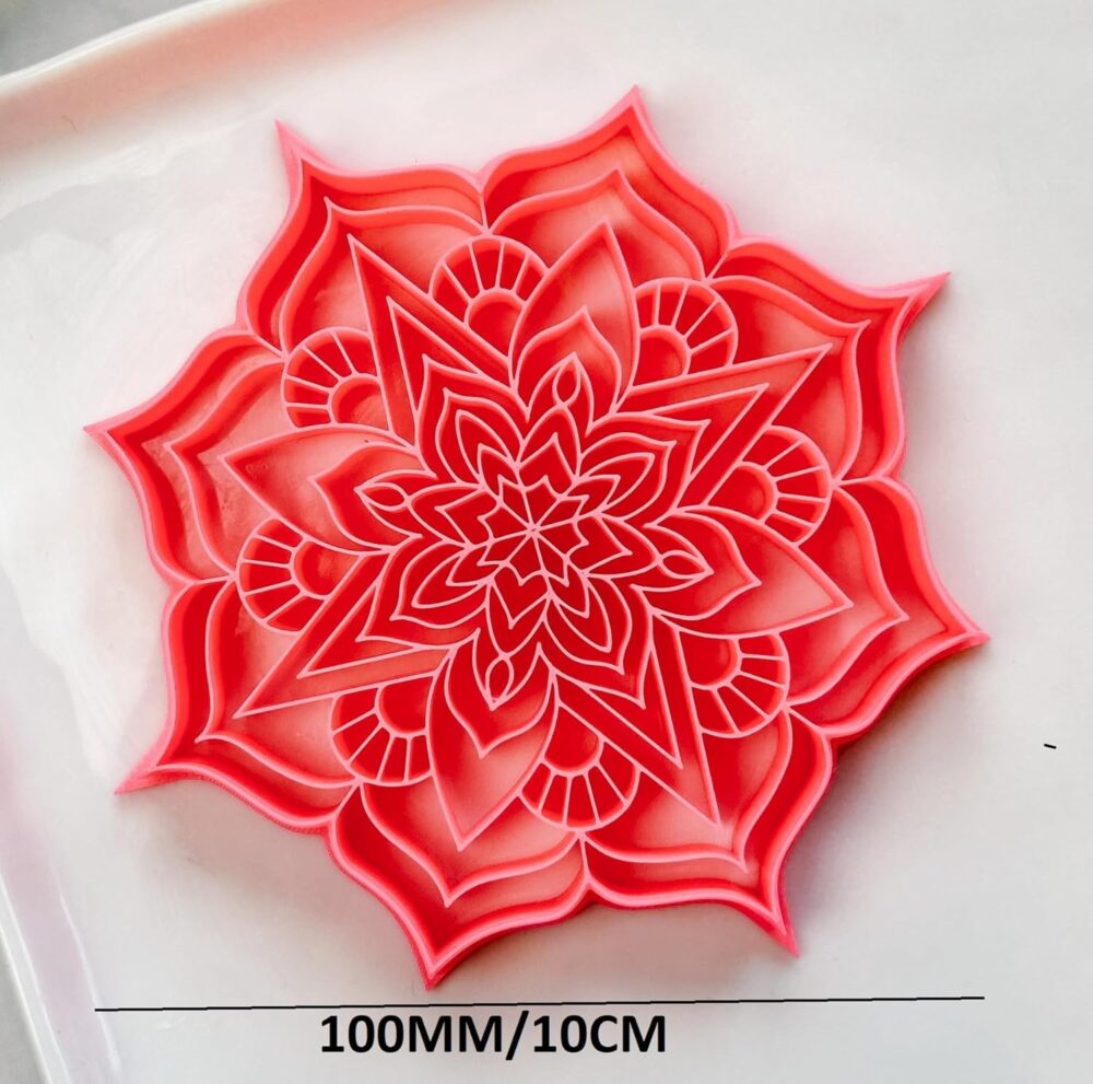 Mandala 2 Trinket Dish Clay Cutter, Ring Dish Clay Cutter, JWELLERY Dish Clay Cutter
