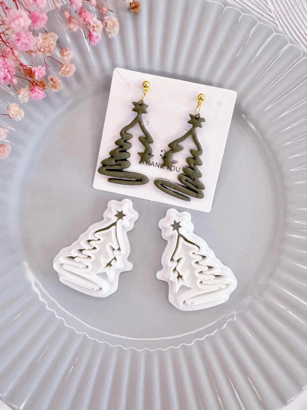 Christmas Clay Earrings Cutter Set