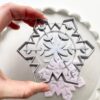 Trinket Dish Cutters, (Snowflake Large Trinket Dish)