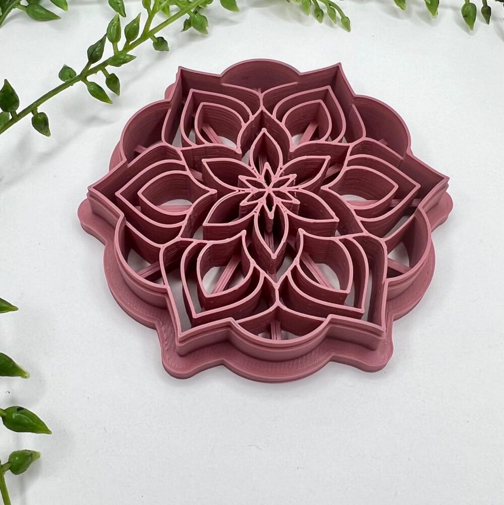 Mandala Trinket Dish Cutter | 10Cm Flower Clay Cutter