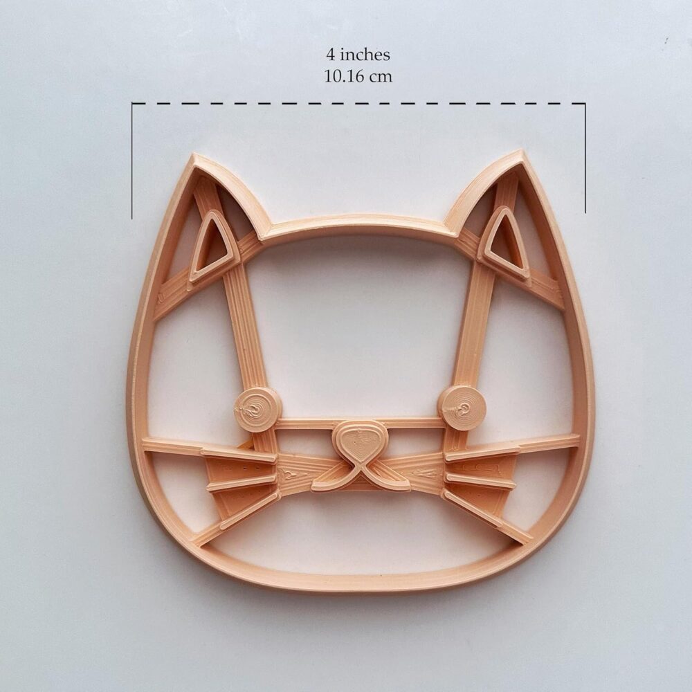 CAT FACE Trinket Dish Cutter, Ring Dish Clay Cutter