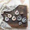 Bridal Teardrop Polymer Clay Cutters