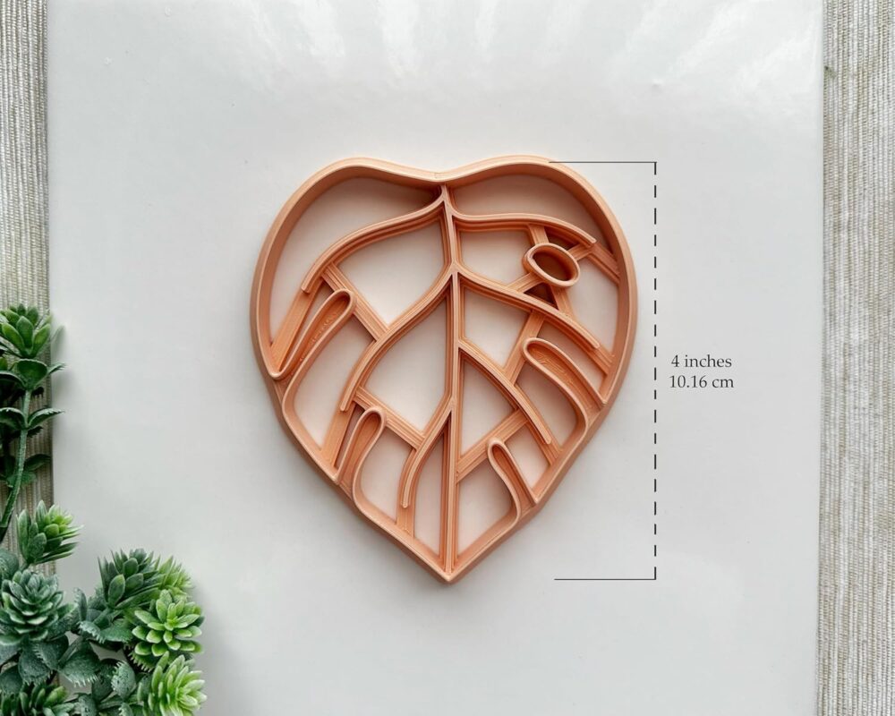 Monstera Trinket Dish Cutter, Ring Dish Clay Cutter