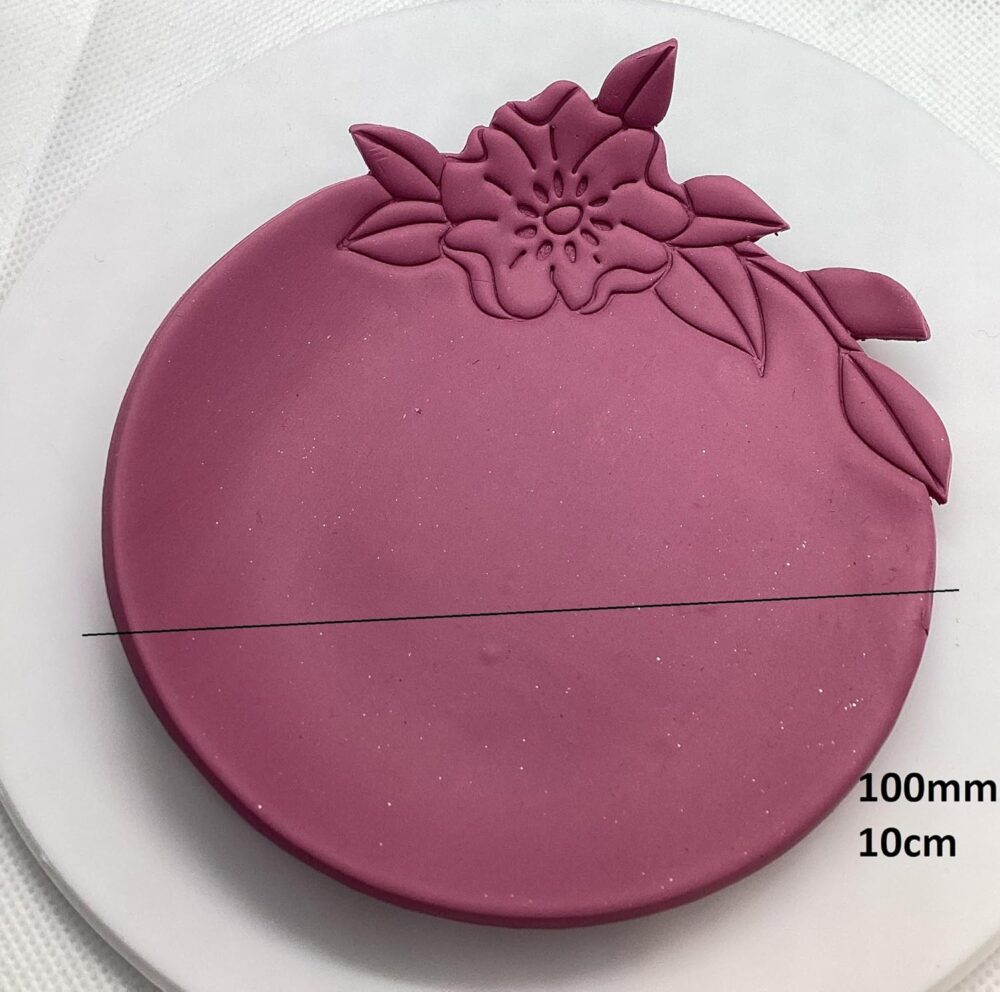 Trinket Dish Cutters, (Flower Emboss Trinket Dish)