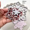 Trinket Dish Cutters, (Snowflake Large Trinket Dish)