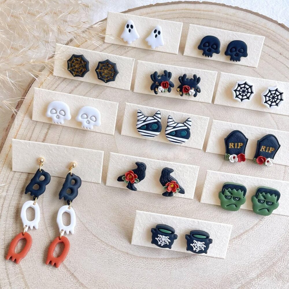 81wpelYW3FL._SL1500_ Halloween Clay Cutters Set, 12 Designs with Spooky Patterns