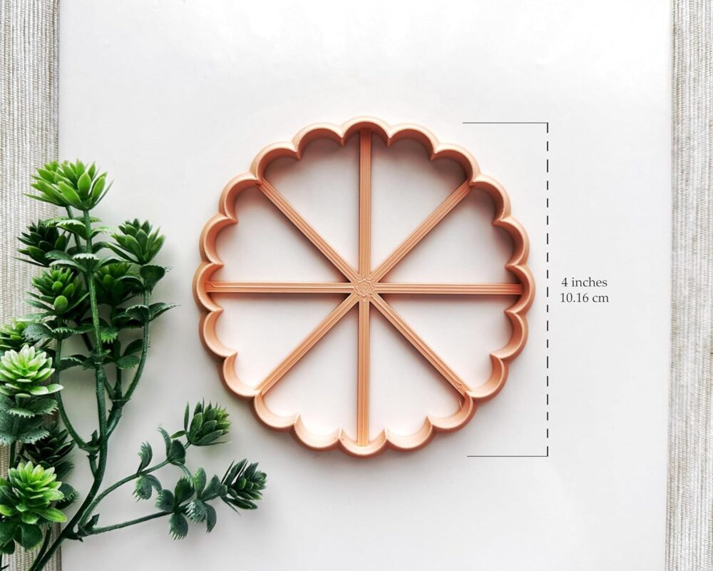 Scalloped Trinket Dish Cutter, Ring Dish Clay Cutter, Trinket Dish Clay Cutter for Polymer Clay