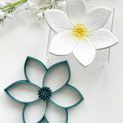 81yOG8pWxyL._SL1500_ Jasmine Flower Trinket Dish Clay Cutter | Polymer Clay Jewelry Bowl Cutter | Jewellery Dish Cutter, Size 10Cm, Color May Vary