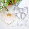 81zFKAQDe5L._SL1500_ Bow Trinket Dish Clay Cutter, Ring Dish Clay Cutter, JWELLERY Dish Clay Cutter. Home Decor, Fridge Magnet, DIY KIT