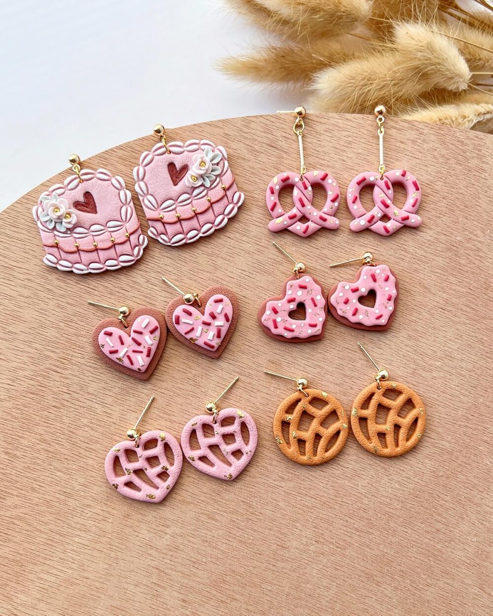 Valentine's Day Polymer Clay Cutter Set Heart Clay Earring Cutters