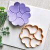 Flower Trinket Dish Cutter, Ring Dish Clay Cutter, Size 10Cm, Color May Vary