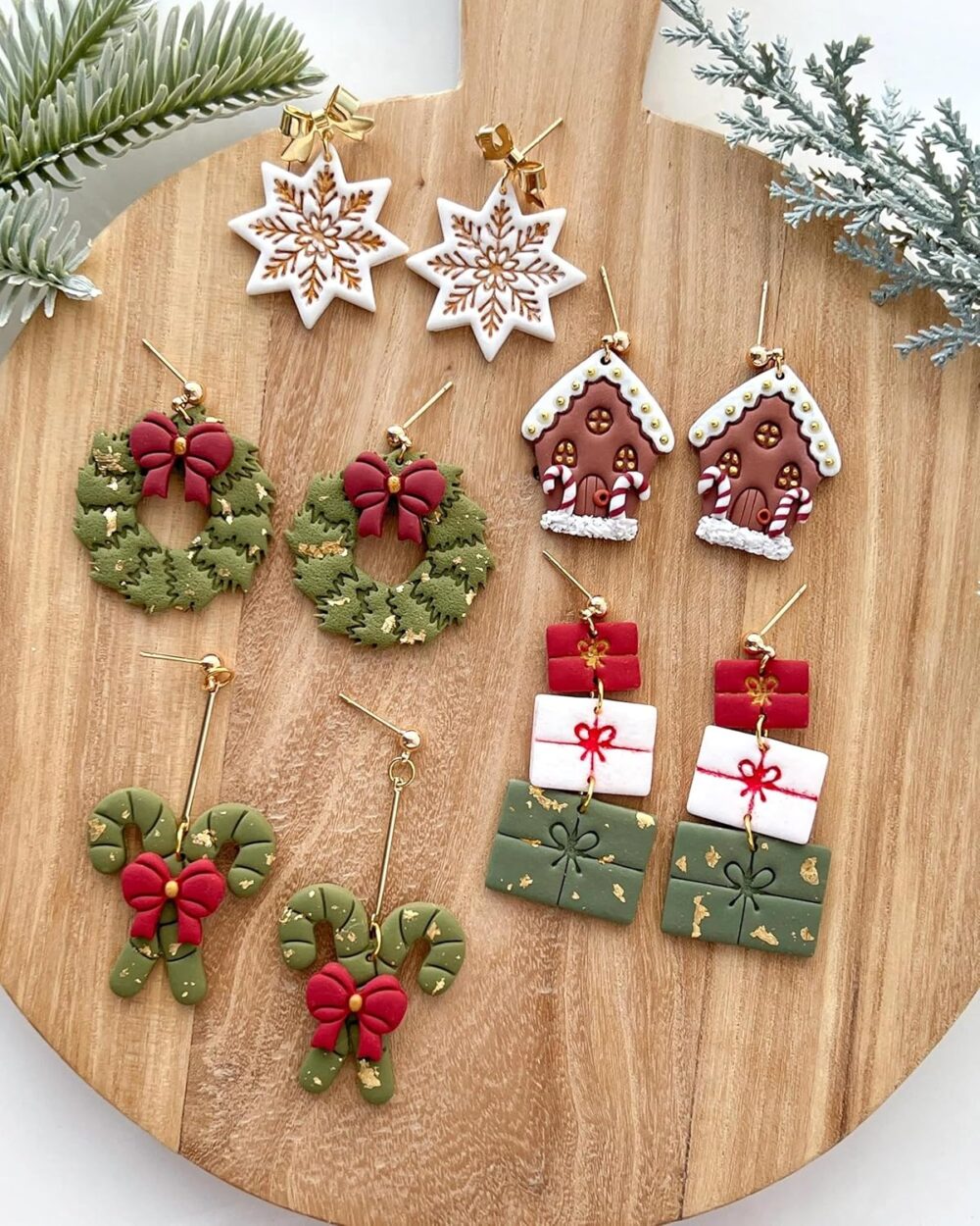 Christmas Clay Earrings Cutter