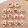 Heart Polymer Clay Cutters, Valentine's Day