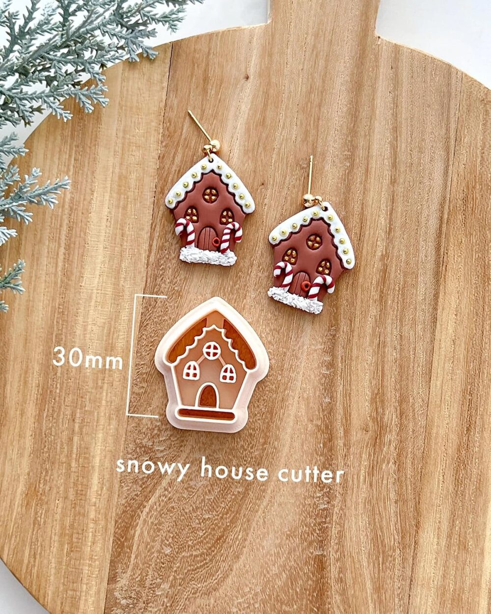 Christmas Clay Earrings Cutter