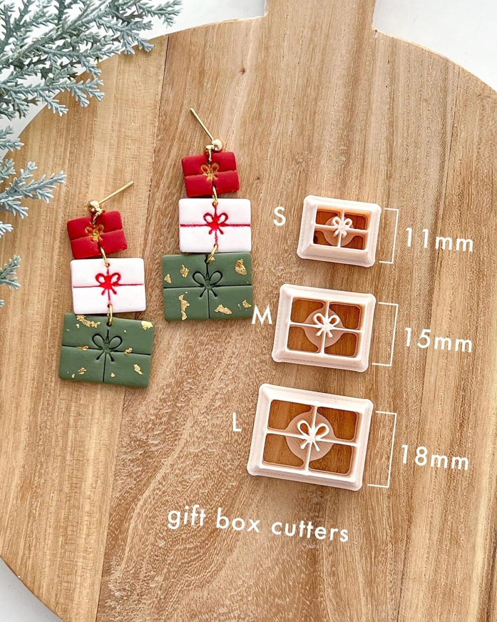 Christmas Clay Earrings Cutter