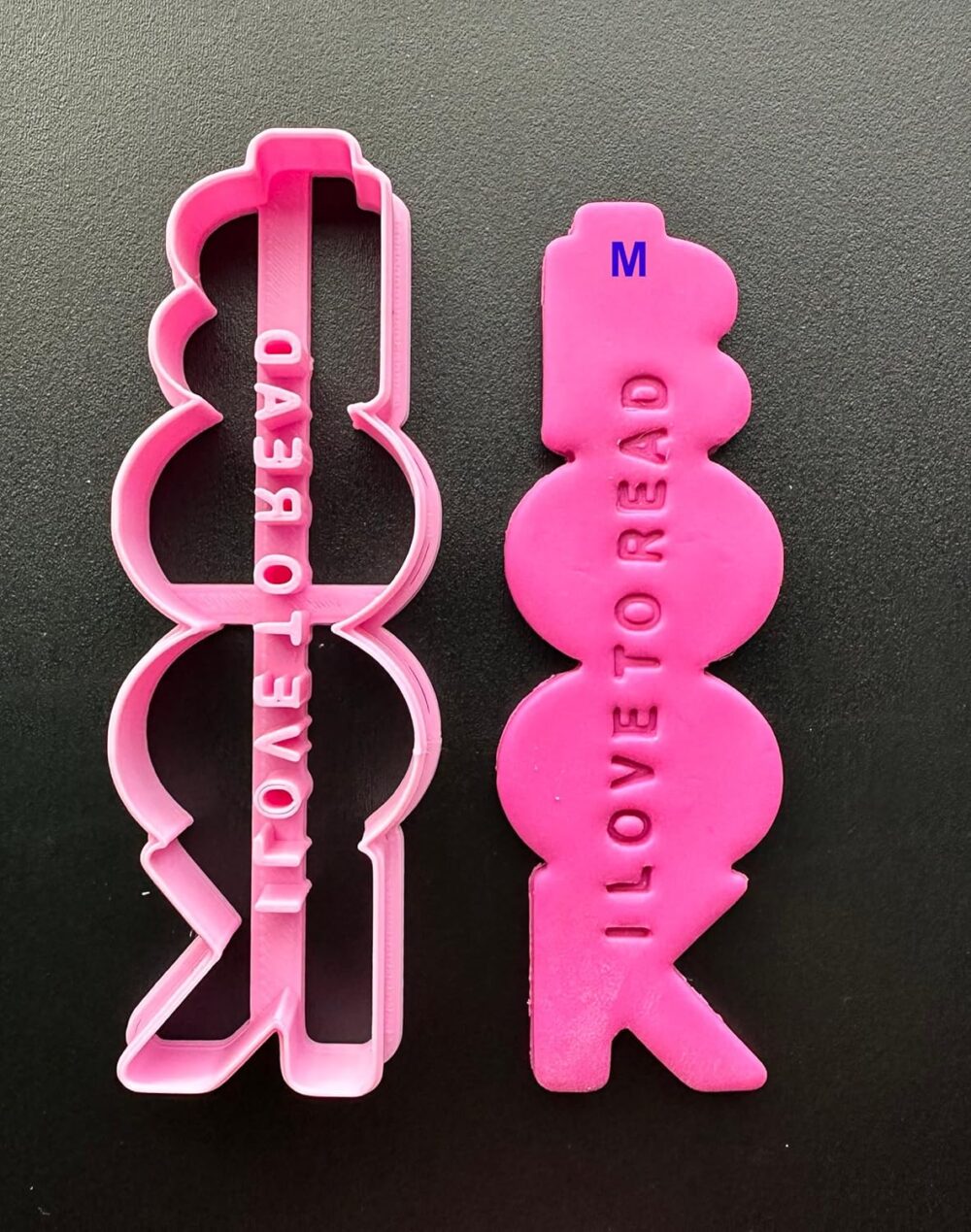 Bookmark I Love to Read Clay Cutters
