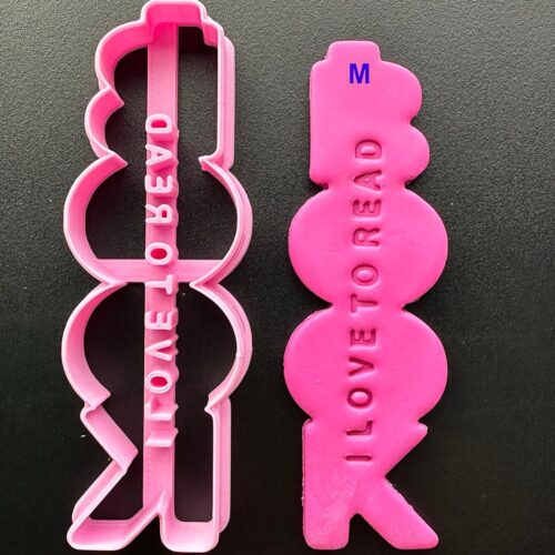 Bookmark I Love to Read Clay Cutters