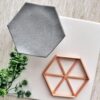 HEXAGON Trinket Dish Cutter, Ring Dish Clay Cutter, JWELLERY Dish Clay Cutter