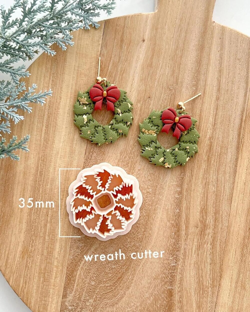 Christmas Clay Earrings Cutter